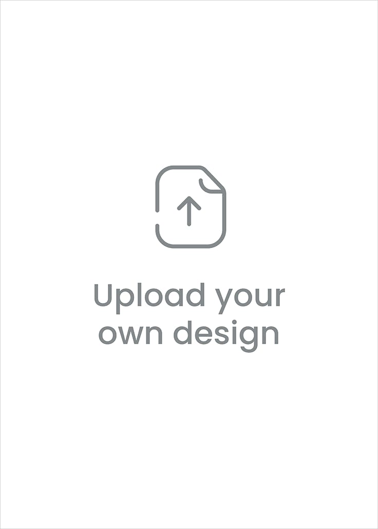 Upload your own design invitations